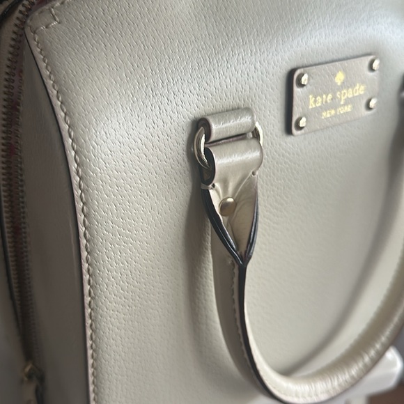 Cream kate spade cross body satchel - Picture 9 of 10